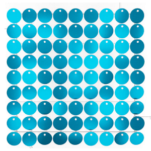 Blue Shimmer Wall For Party | Round Sequin Panel